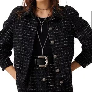 Ba&sh Logan Jacket. US Size 4. Pre Owned Excellent Condition. MSRP $410